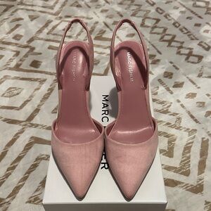 Marc Fisher Hadya Pink Slingback Heels sz 8.5